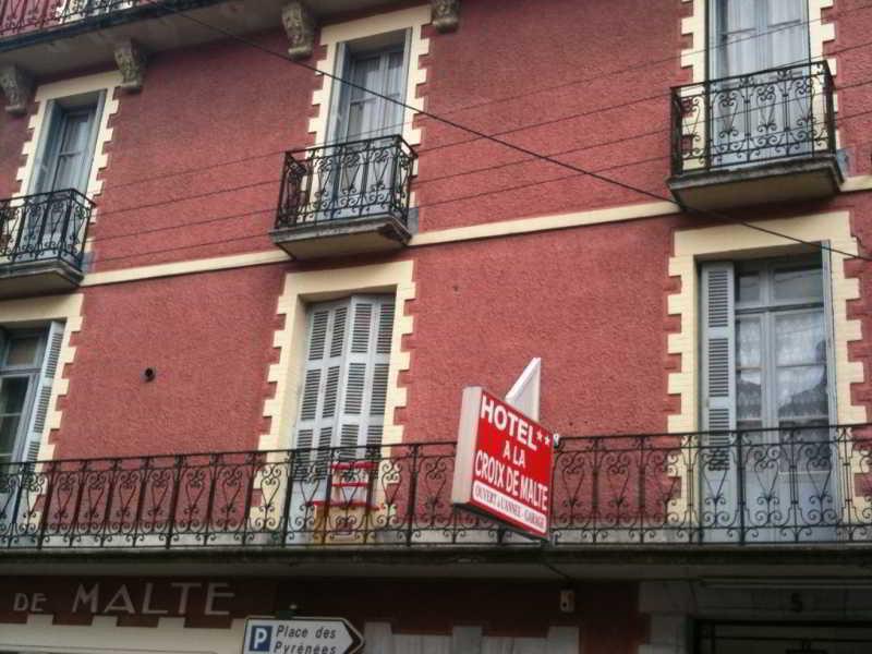 Hôtel A la Croix de Malte Lourdes Exterior foto